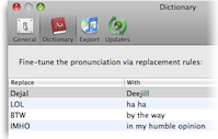 [Dictionary Preferences]