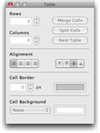 [Table editor]